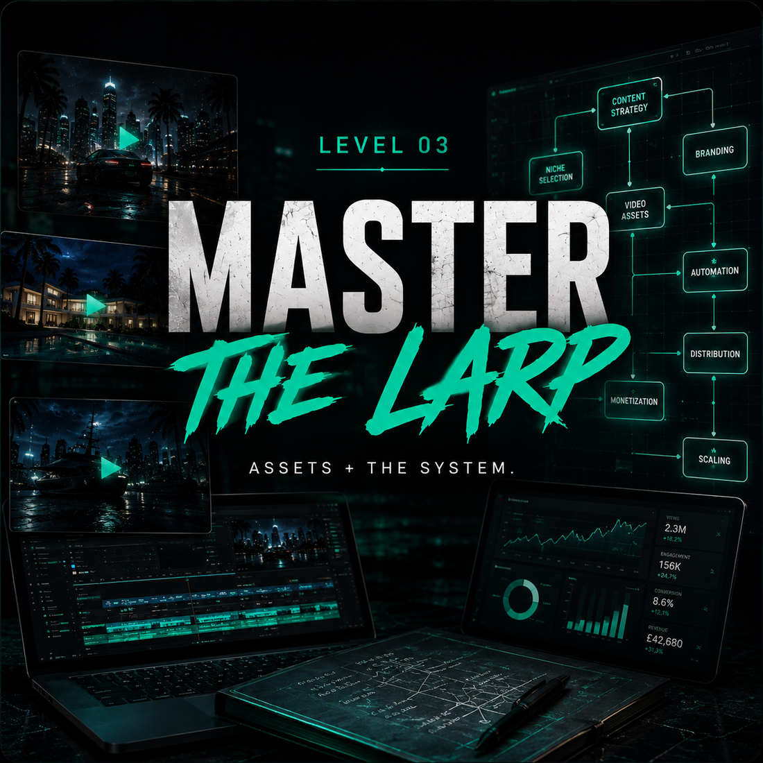 MASTER the LARP | 100,000+ B-Roll & Vertical Video Clips